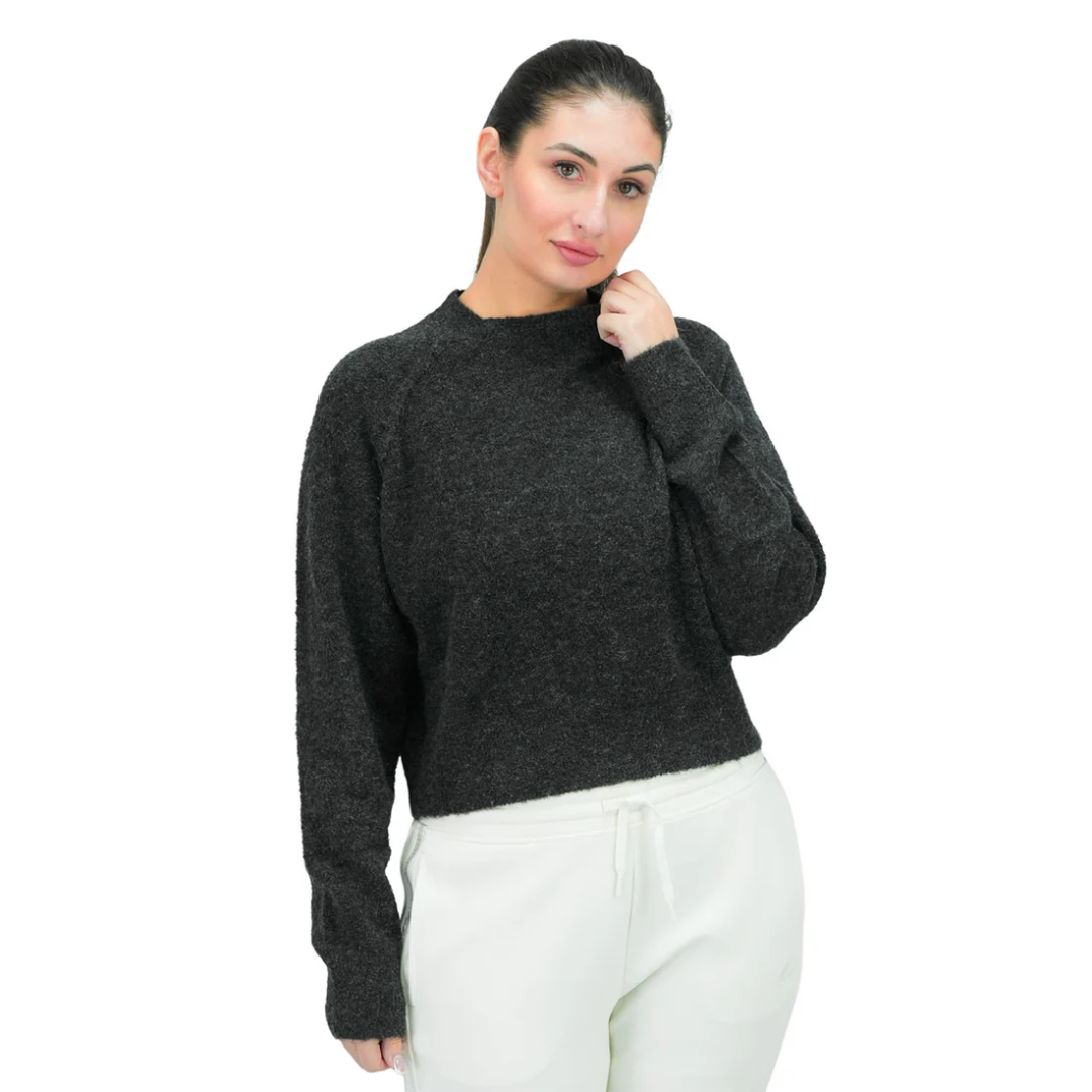 Women’s Cozy Acrylic Blend Pullover – Long Sleeve Sweater | Wholesale from UAE