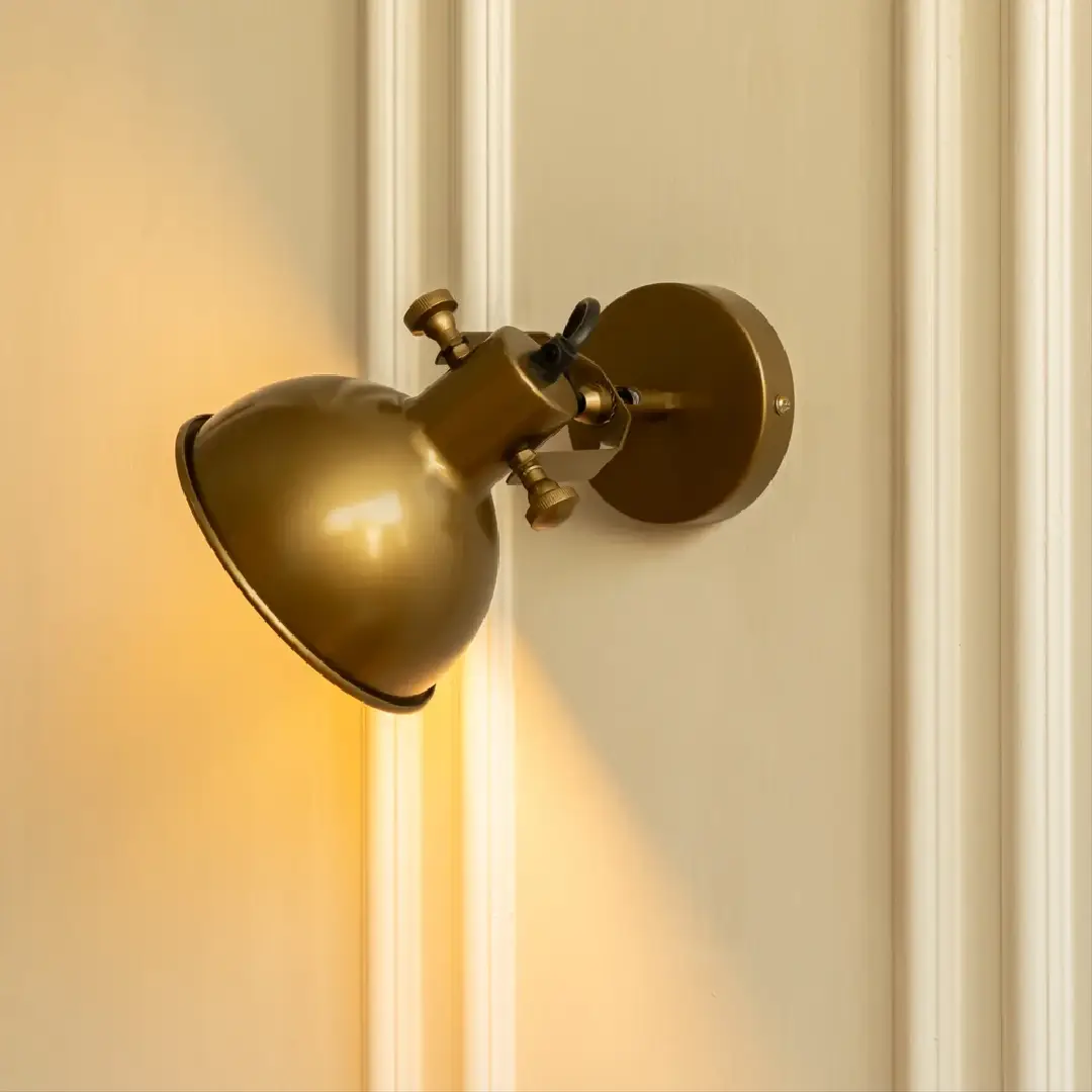 Yellow Metal LED Wall Lamps - Vibrant & Modern Lighting