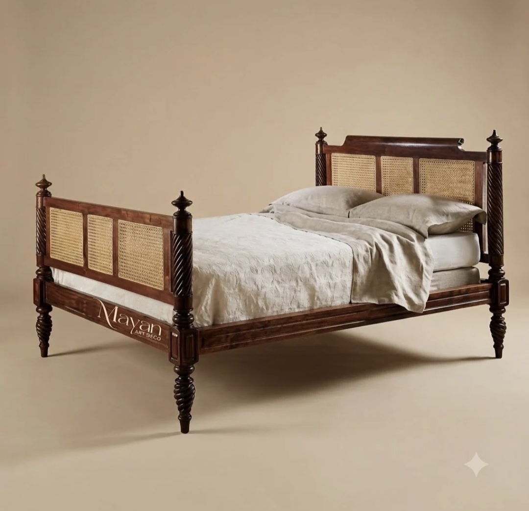 Heritage Cane Four-Poster Bed