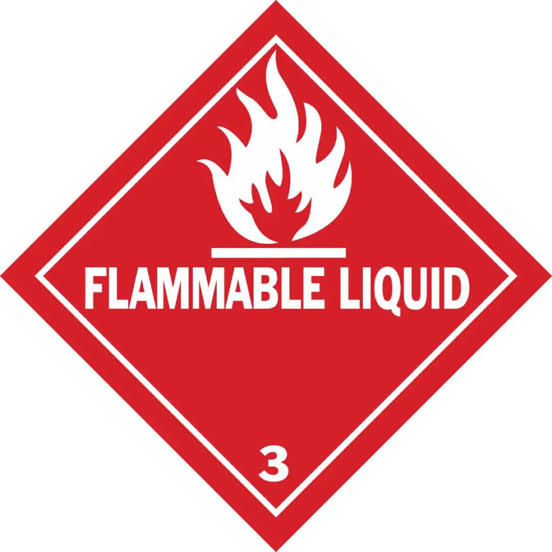 Flammable Liquid 3 Labels UAE Shipping Compliance