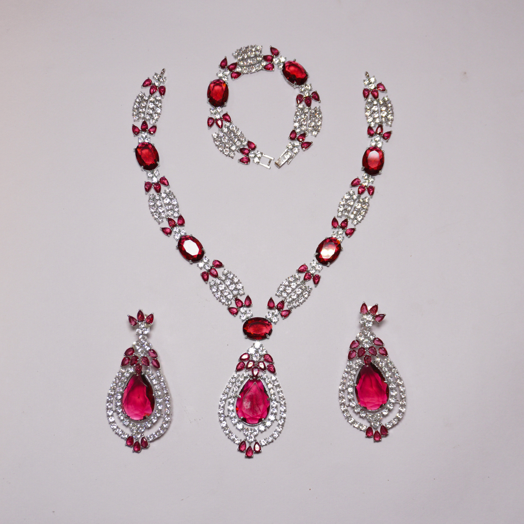 Elegant American Diamond Necklace