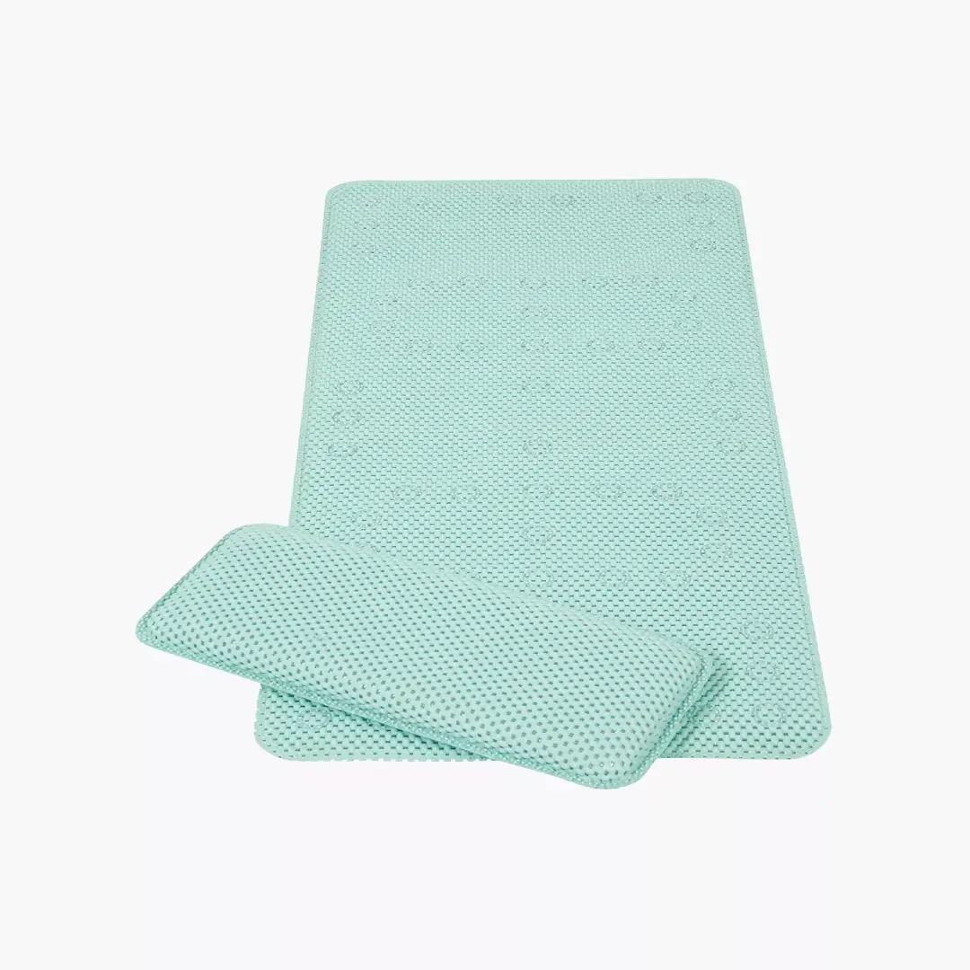 ClevaMama Anti-Bacterial Bath Mat with Kneeling Cushion – Non-Slip & Safe | Wholesale from UAE