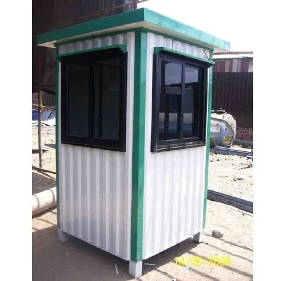 Efficient MS Portable Security Cabin for Guard Room Protection