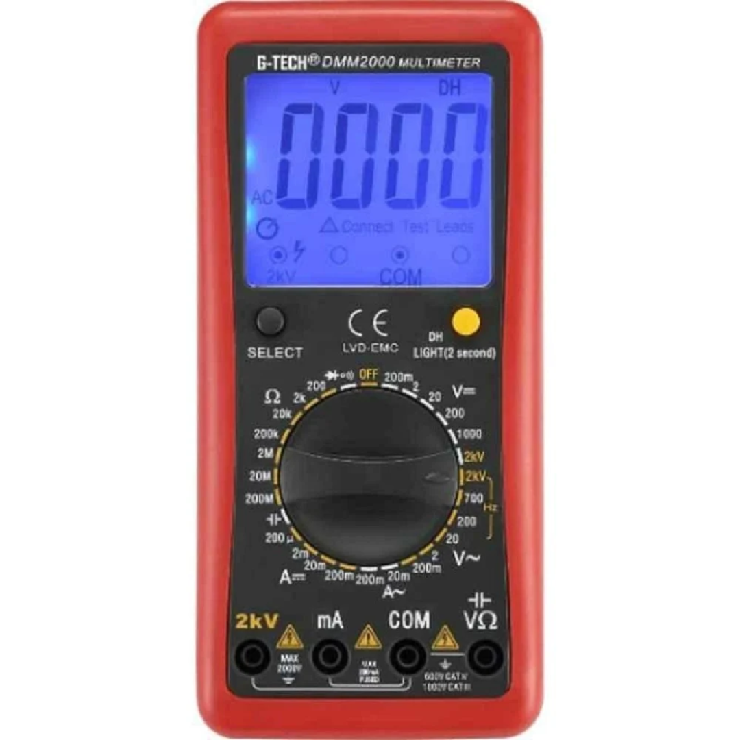 G-tech 200A Digital Multi Meter DMM 2000