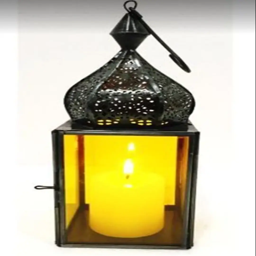 Non-Rechargeable Iron Moroccan Hanging Lantern - Wholesale