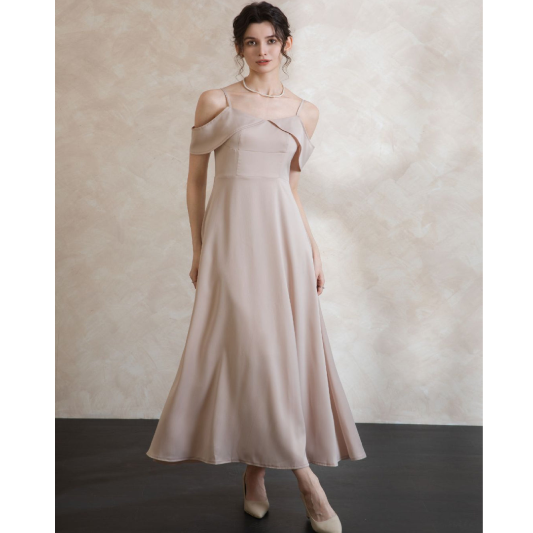 Elise Lux Off Shoulder Maxi Designer Dress Online