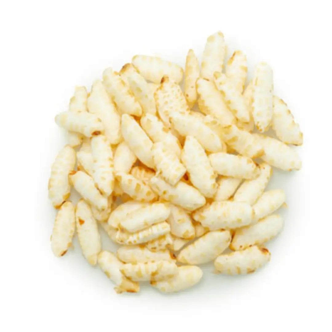 Organic Puffed Brown Rice for Healthy Breakfast Crunch