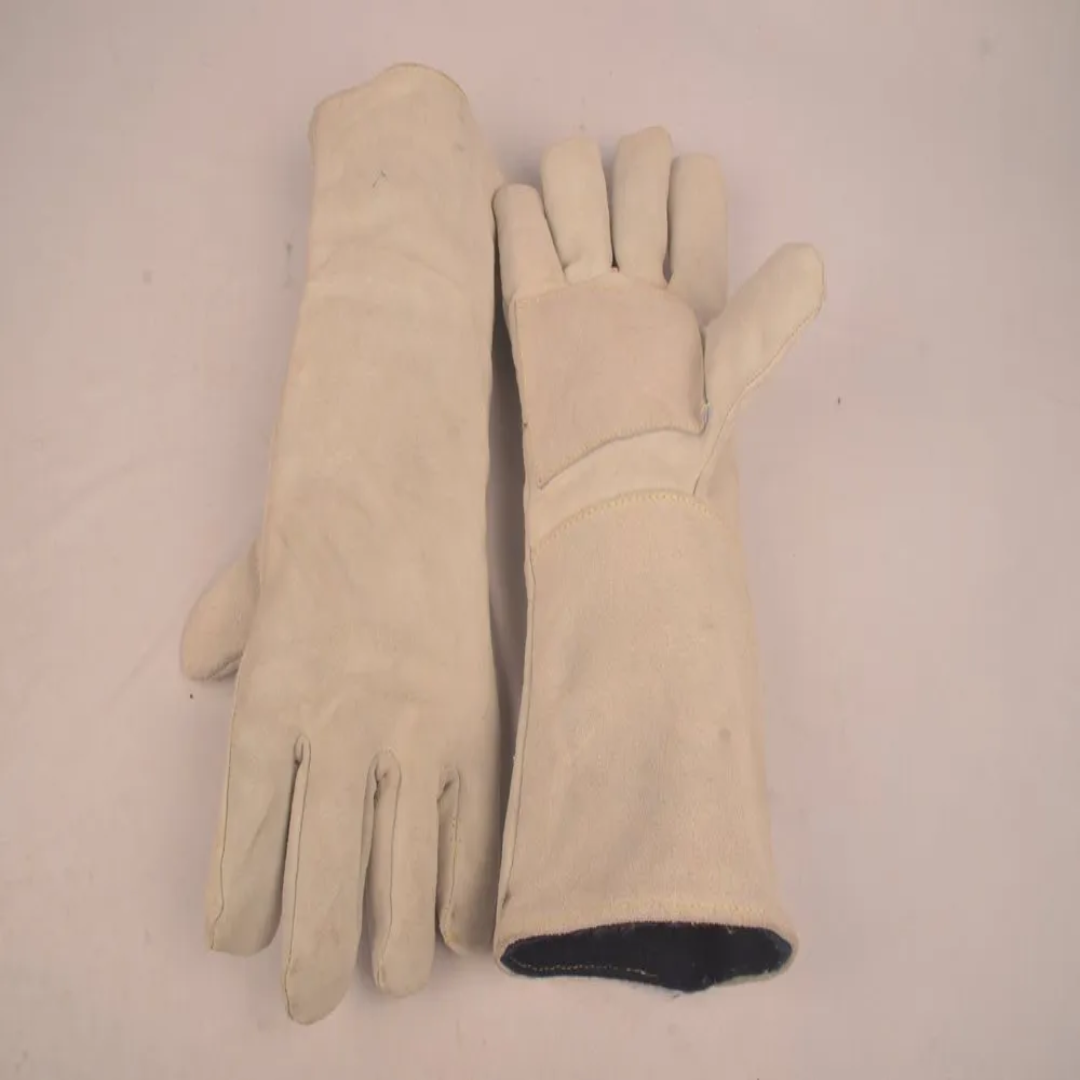 Leather Welding Hand Gloves, Finger Type: Full Fingered