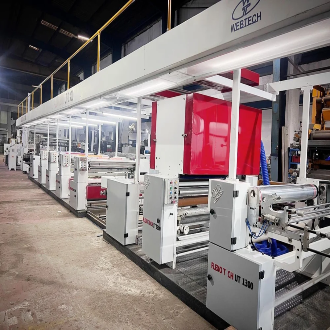 Roll To Roll Flexographic Printing Machine