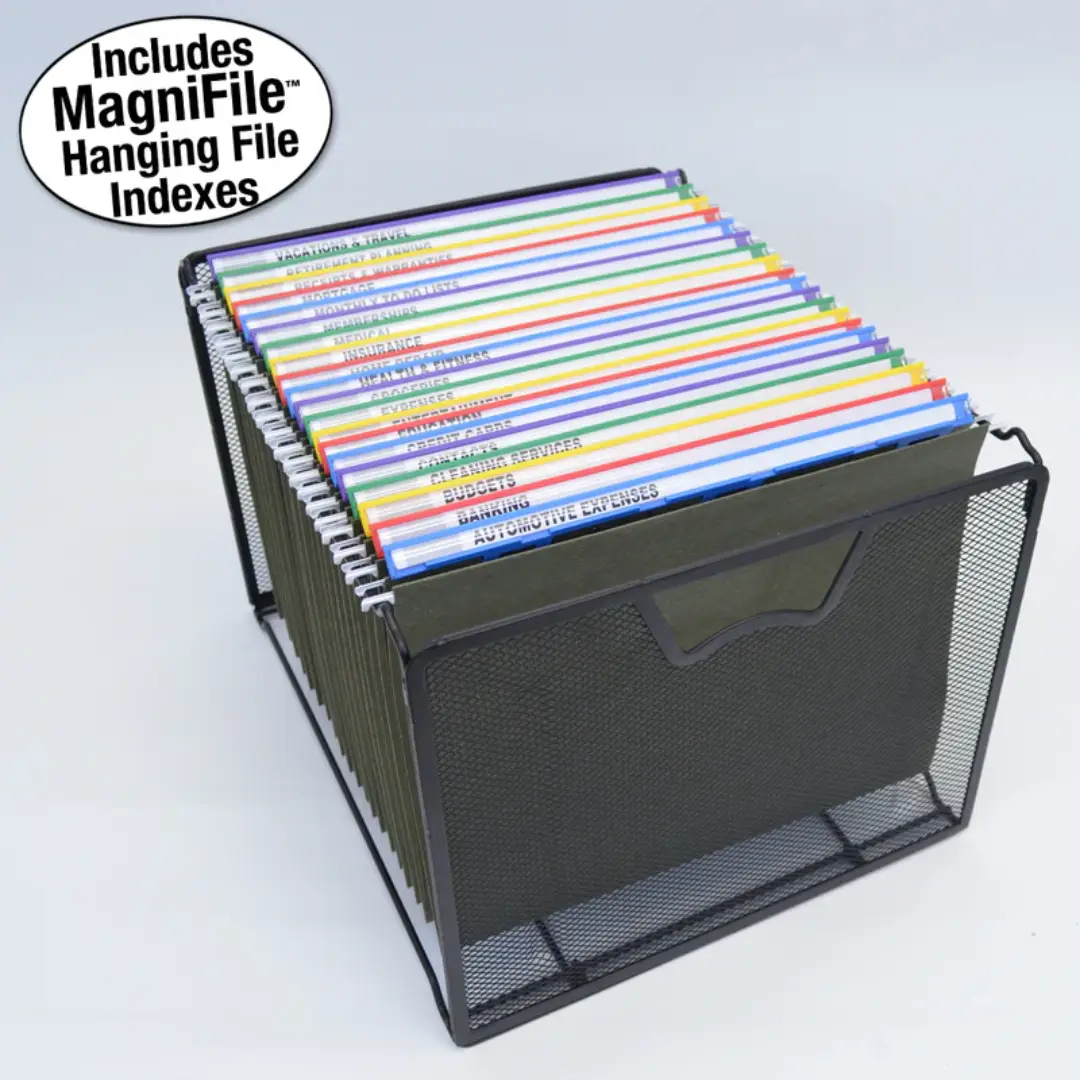 Mesh Hanging File Organizer with 20 Indexes USA