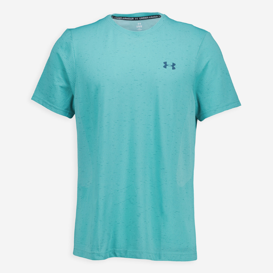 Green Seamless T-Shirt for Men – Performance Activewear | UK Supplier