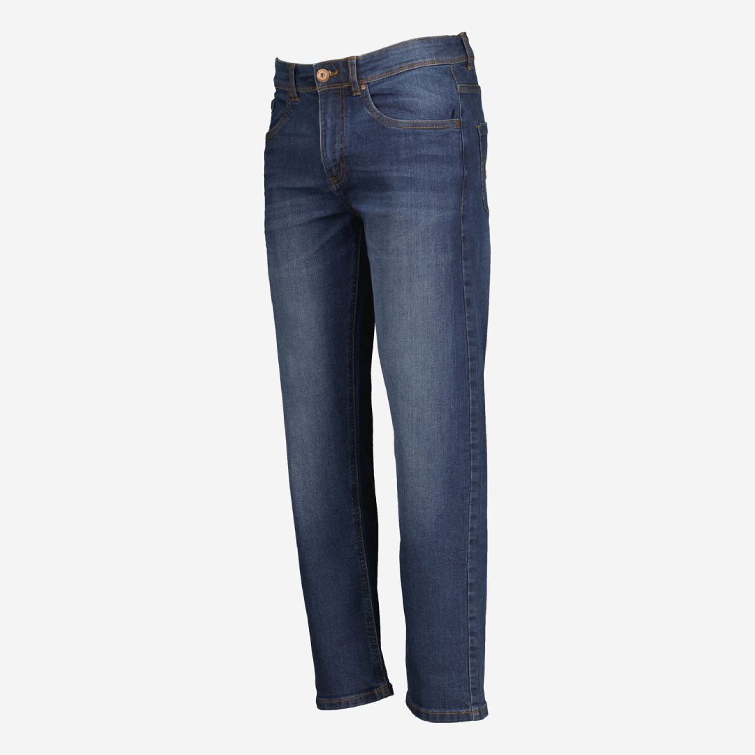 Men’s Blue Straight Fit Jeans – Stylish Denim Pants | UK Supplier