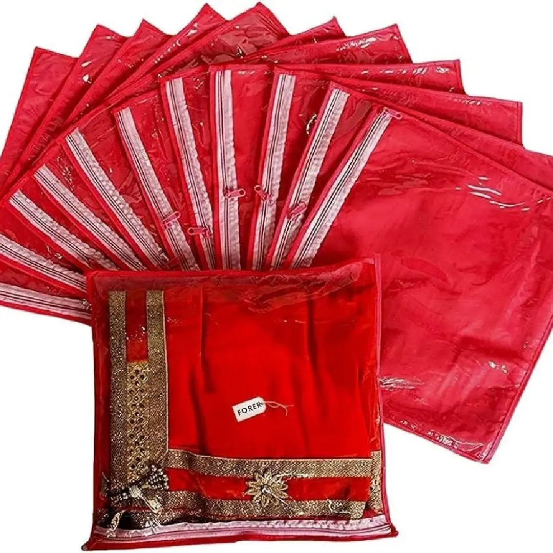 PVC Blanket Zipper Bag - Durable & Transparent Storage 