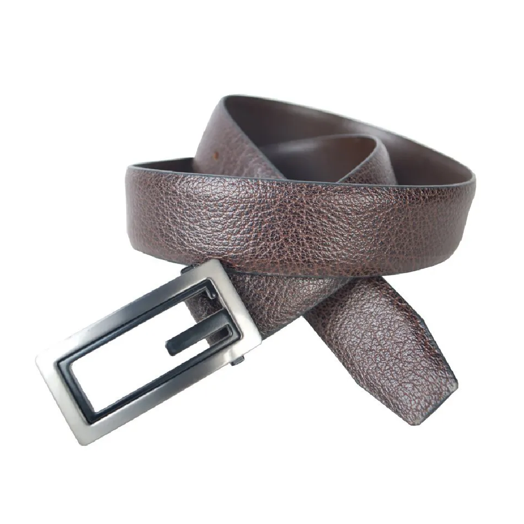 Solid Brass Leather Formal Belt - 100 Genuine & Stylish