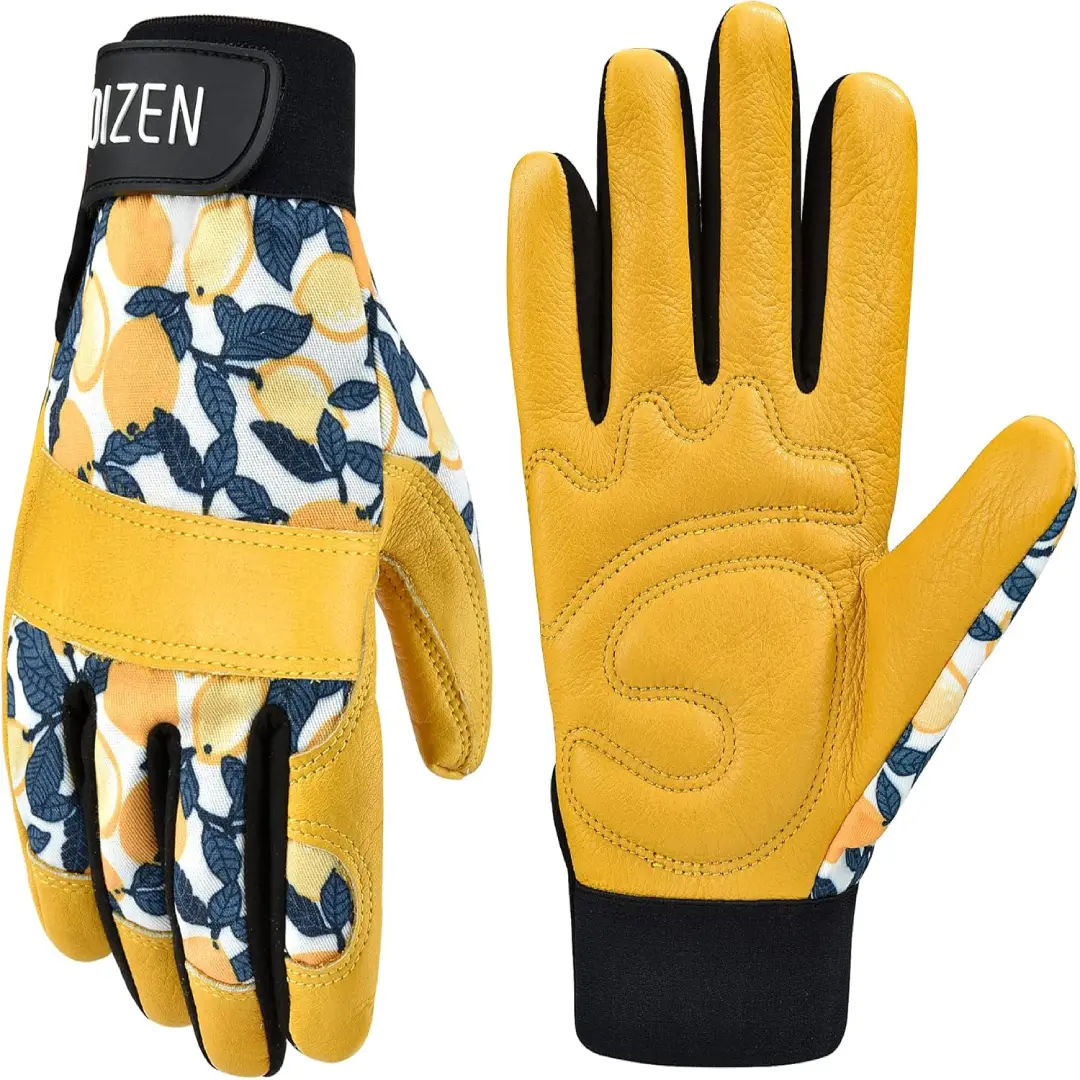 Durable Cowhide Gardening Gloves – Thorn-Proof for Women | UAE Supplier