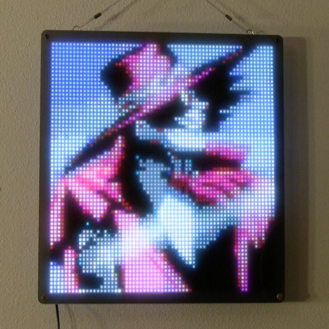 Vintage Retro LED Panels for Classic Charm in Digital Decor