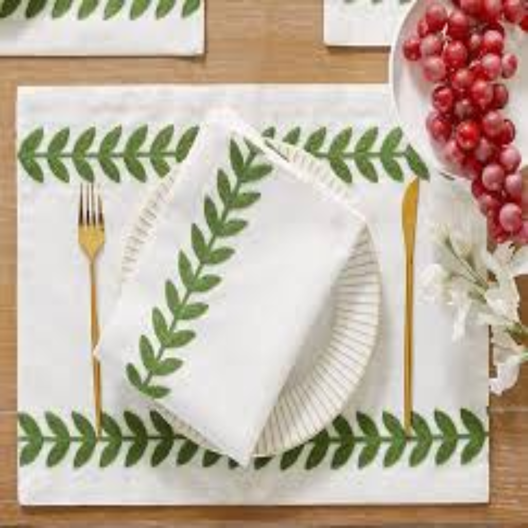 Eco Friendly Areca Placemats Natural Table Mats Durable Heat Resistant Dining Decor Essentials