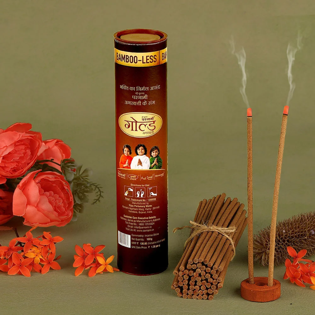 bamboo less agarbatti gulab