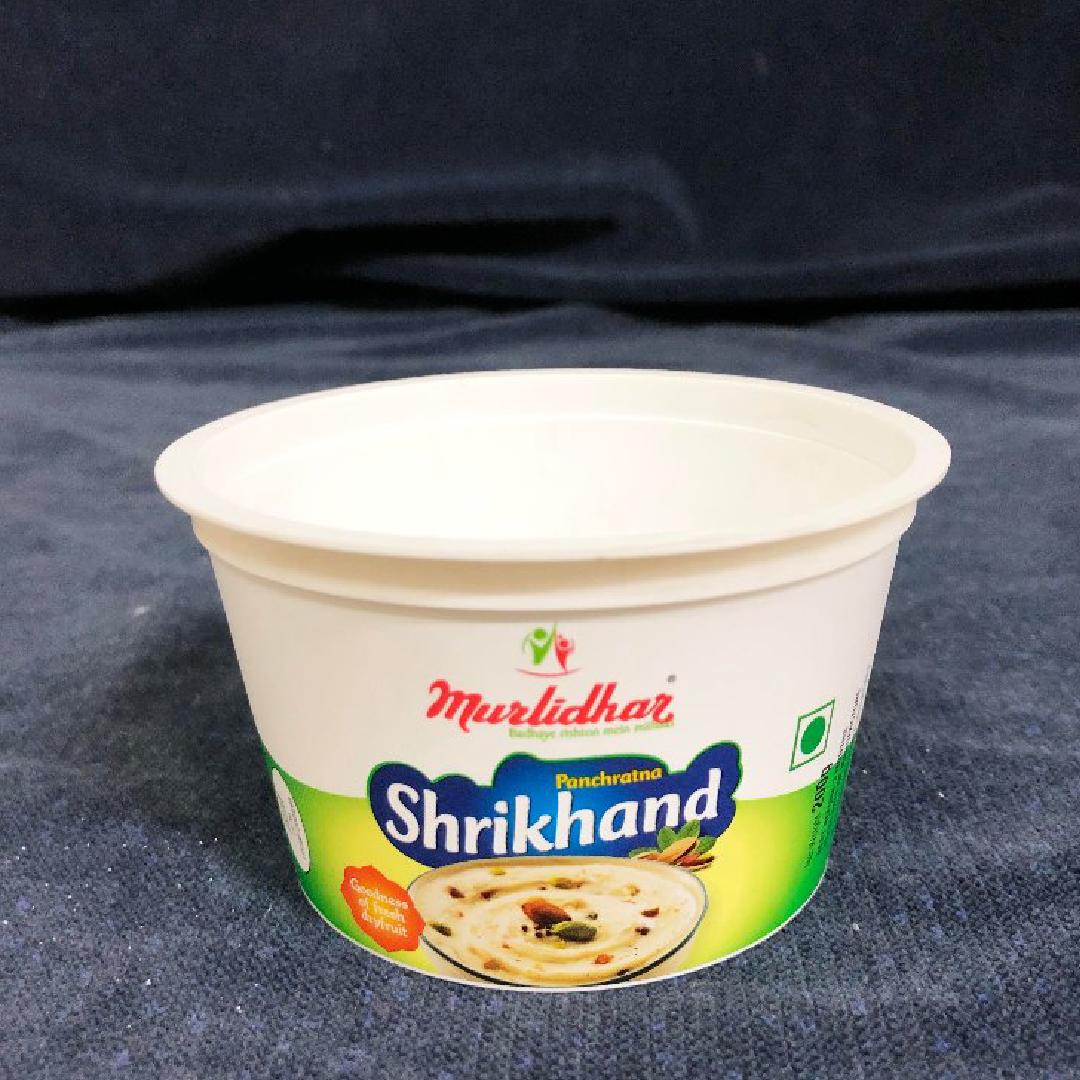 MILAN White SHRIKHAND IML CUP, Capacity: 250g