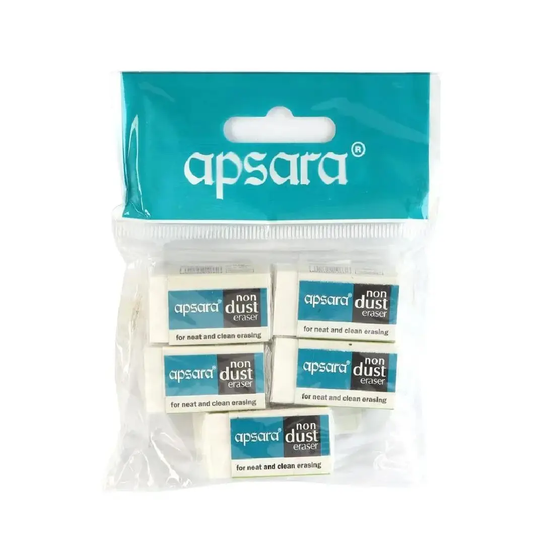 Apsara Rubber Eraser - Smooth & Smudge-Free