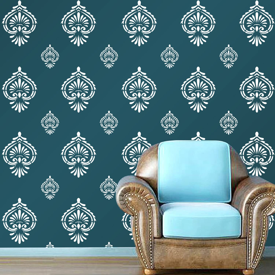 Brown Printed Terracotta PotIndoor Outdoor Home Decor