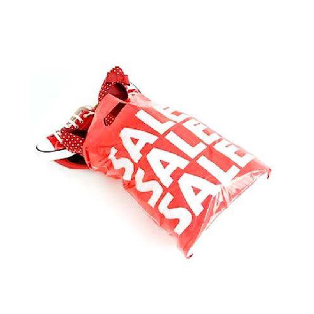 Red Printed Polypropylene Bags