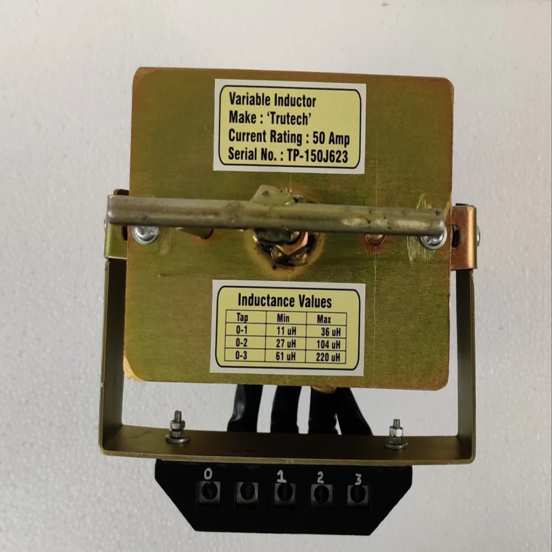 5 Amp To 200 Amp. Copper Variable Inductor