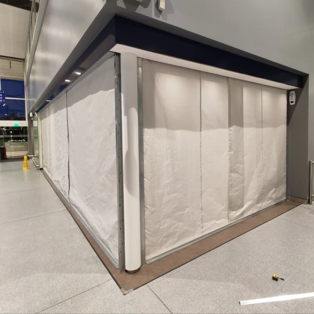 White 12 Feet Fire Curtains Wholesale