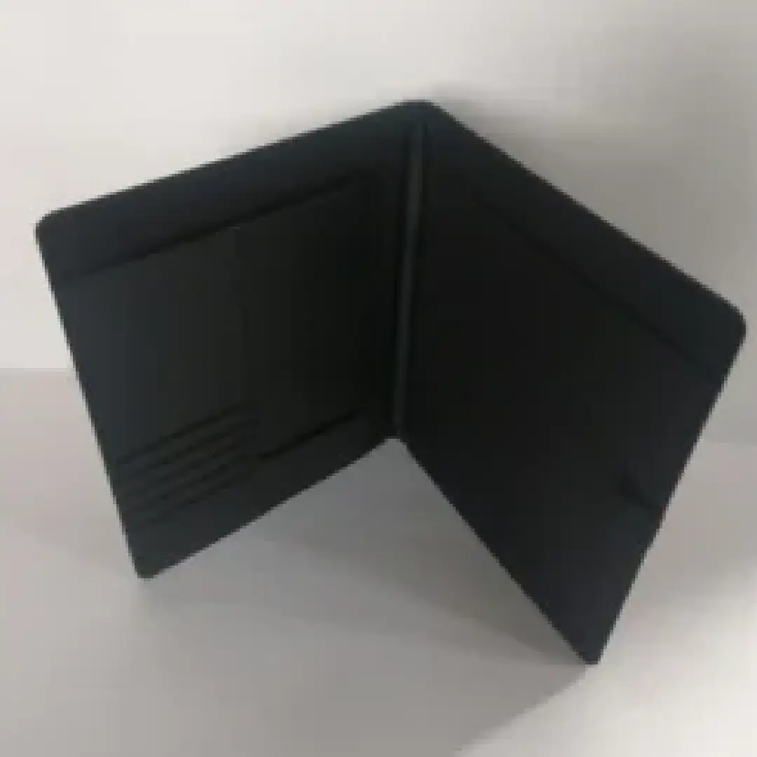 Leatherite Black & Brown File Holder Rack – Office Organizer