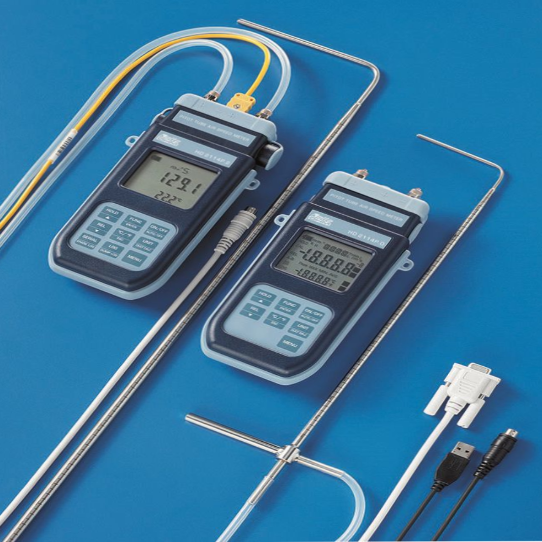 High Temperature Stainless Anemometer with Pitot Tube