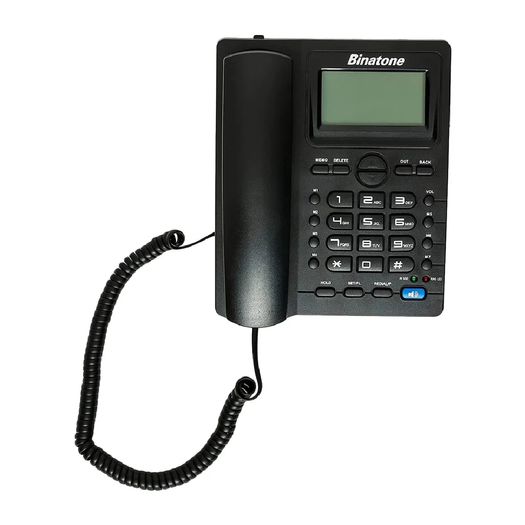 Black Binatone Concept 800N Corded Telephone, For Office, Landline Connection