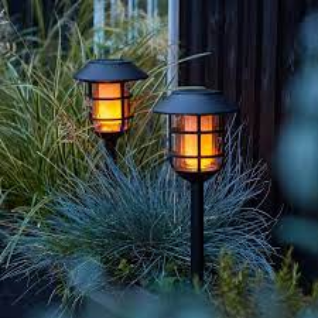 Solar Garden Lights With Motion Sensor For Safety
