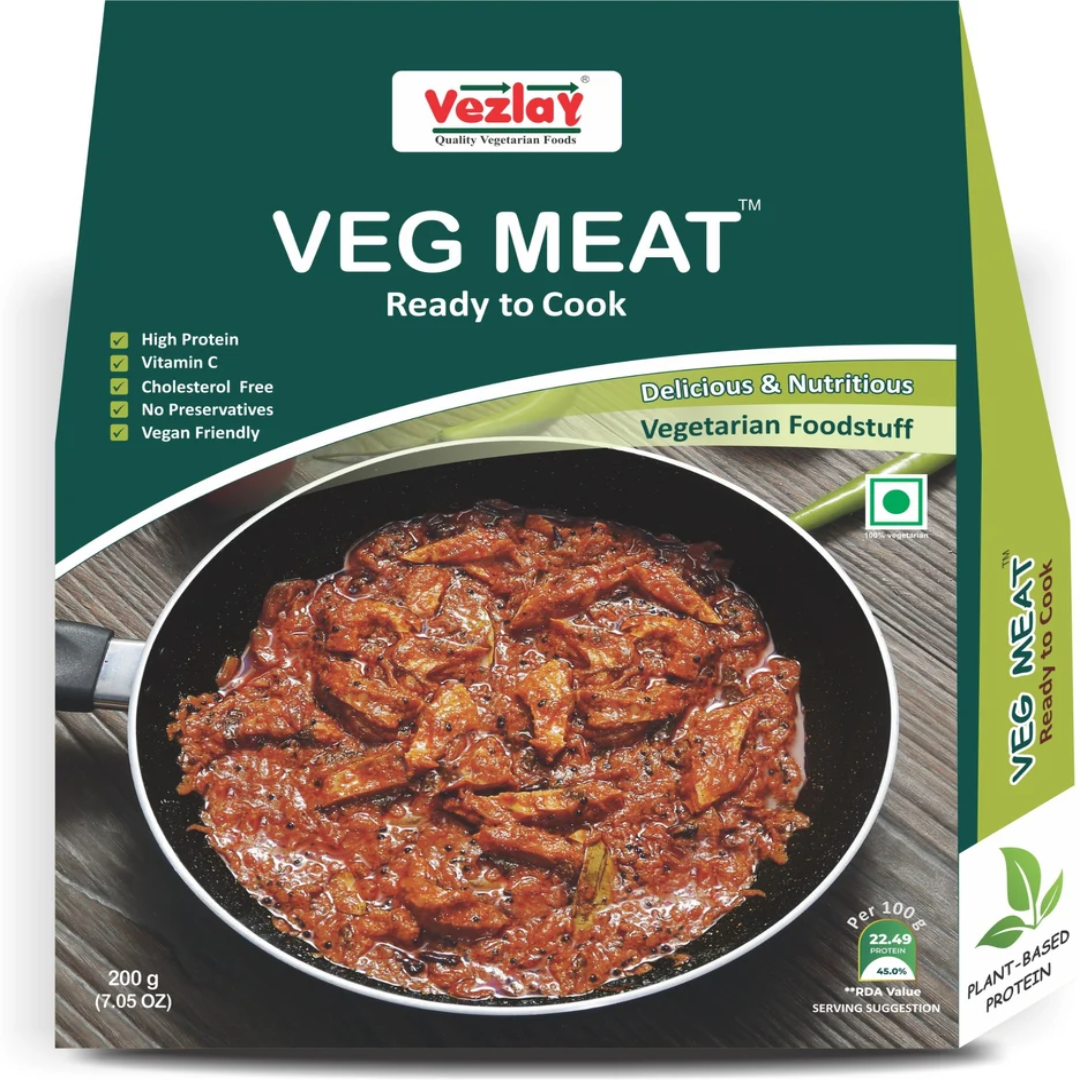 Vezlay Veg Meat (Plant Based), 200 g (7.05 OZ)