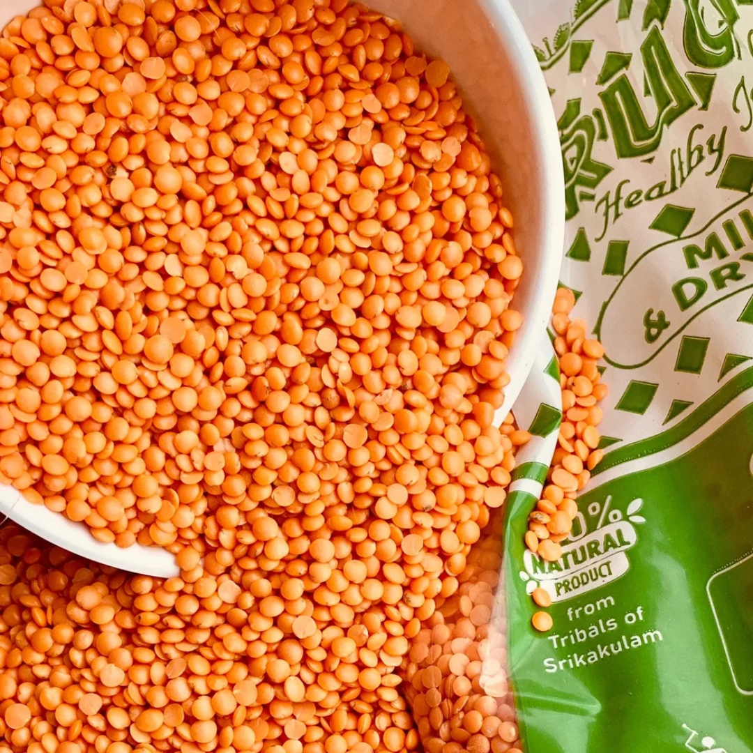 1 Kg Masoor Dal-Red Lentils, Pan India, High in Protein