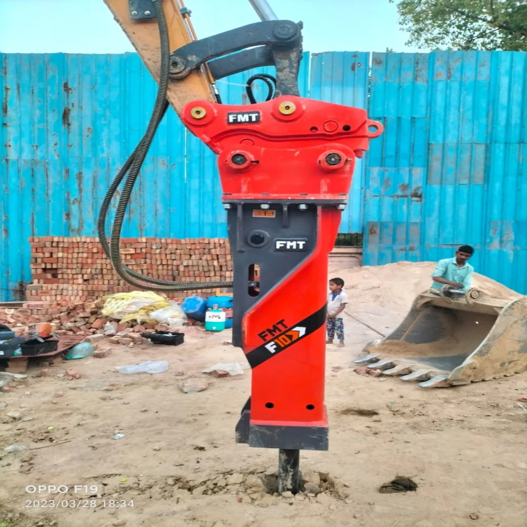 FMT F10 Hydraulic Rock Breaker (10 ton excavator), For Demolition