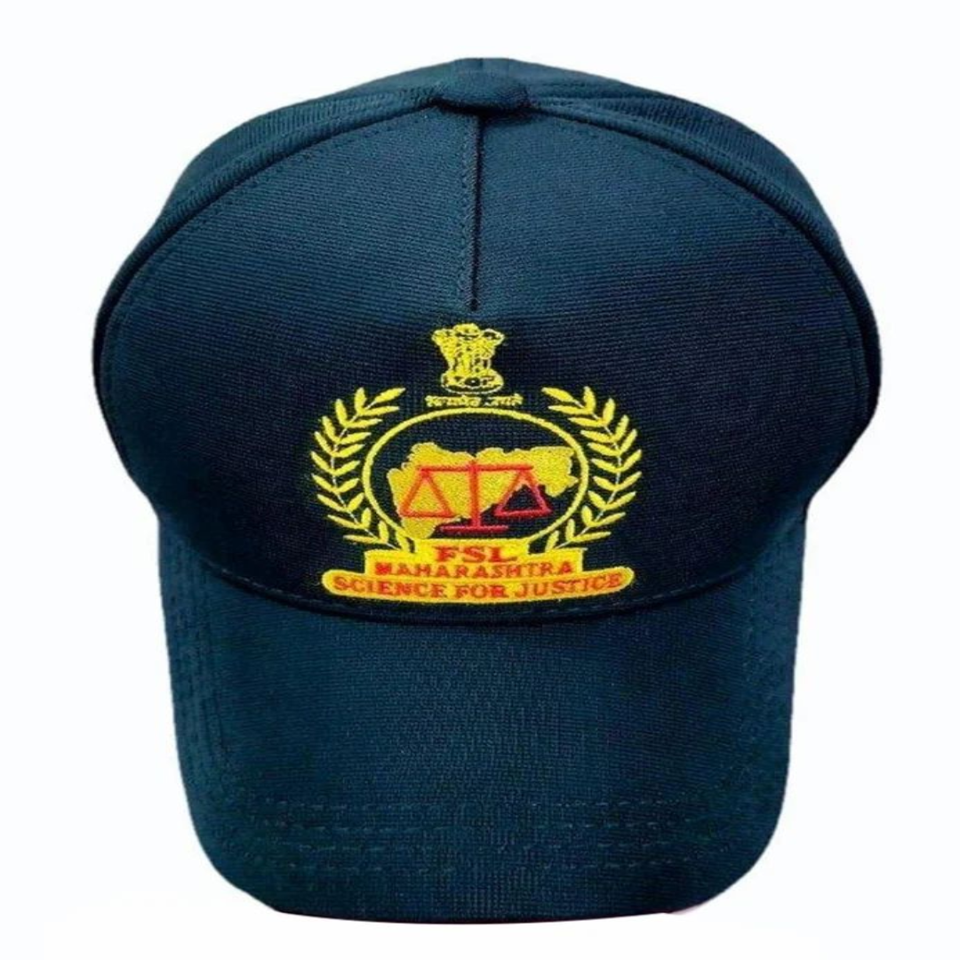 Unisex Blue Cotton Uniform Cap - Comfortable & Stylish