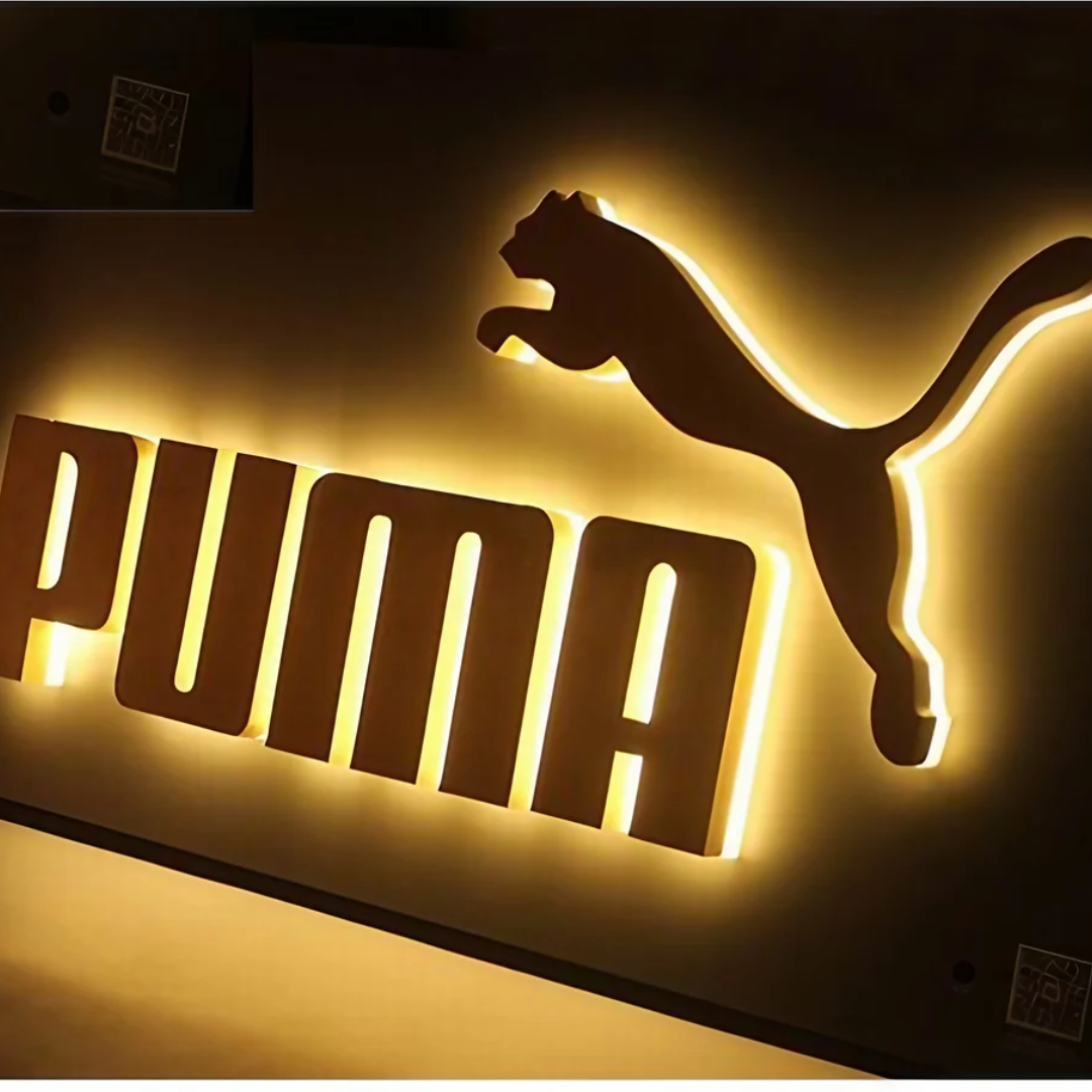 Metal Puma Logo Signage Stylish and Durable Display