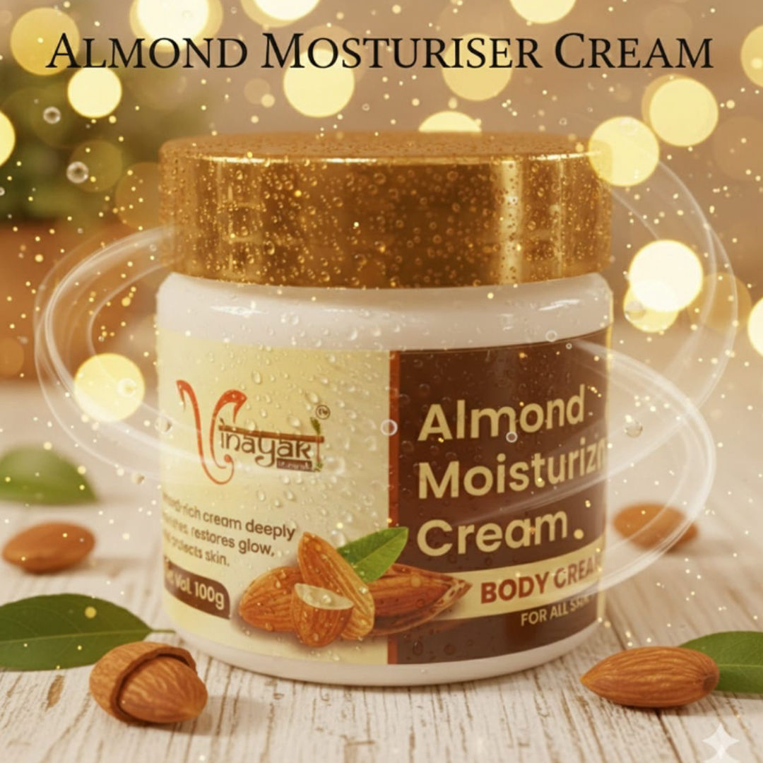 Almond Moisturizer Cream for Deep Hydration and Glow