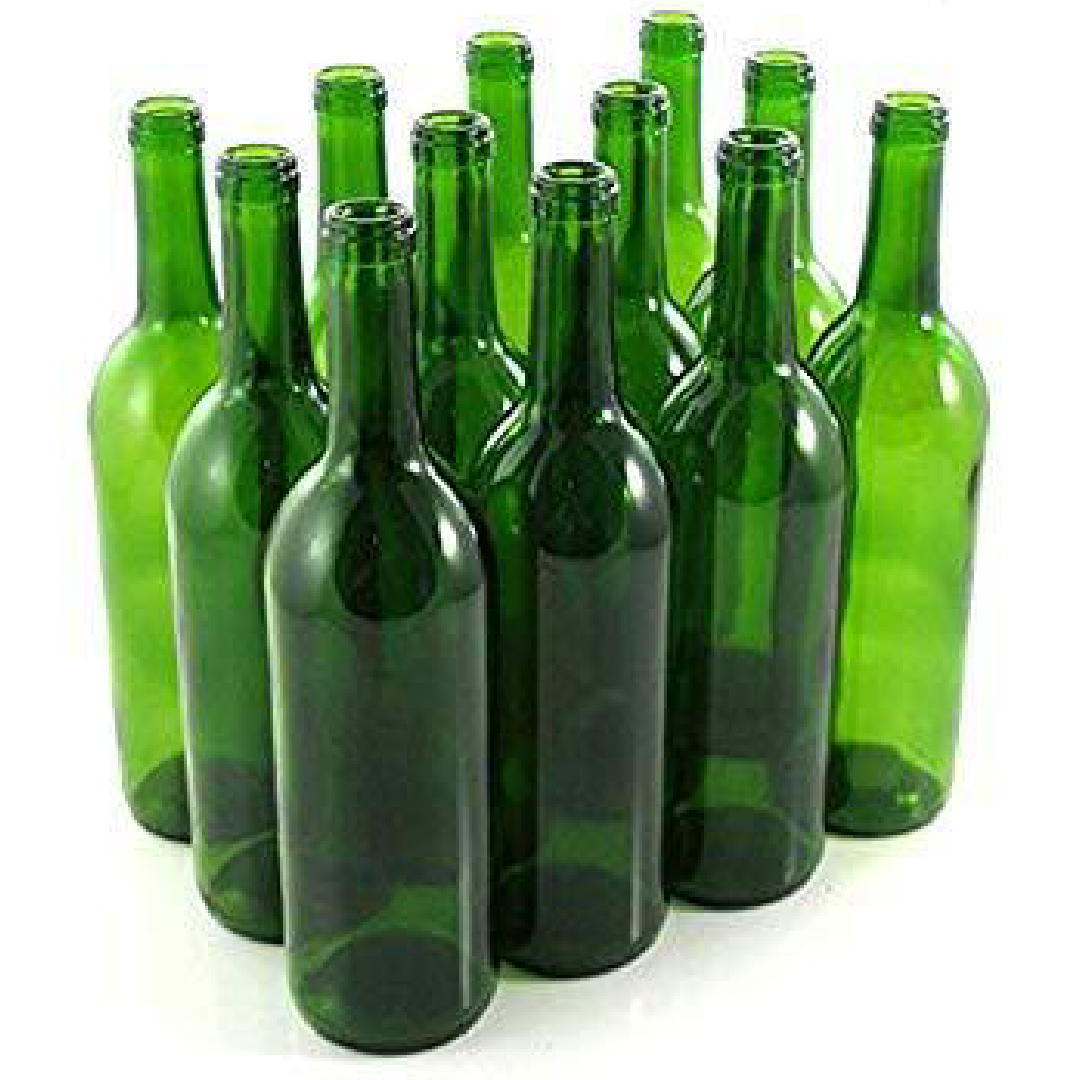 750 Ml Wine Recycled Glass Bottles