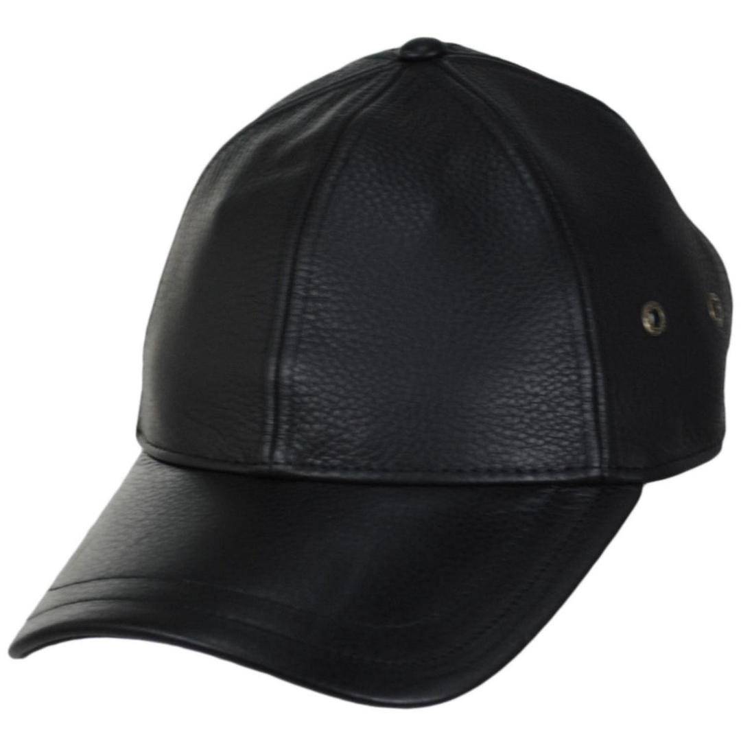 Timber Leather Adjustable Baseball Cap for Wholesale Supply
