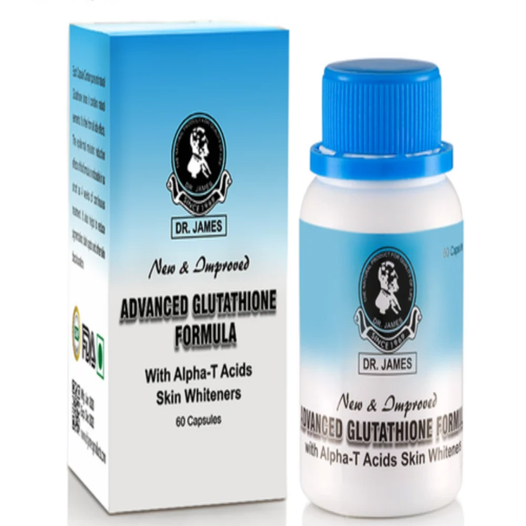Dr James Natural Herbal Gluta Skin Whitening Capsules For Skin Whitening