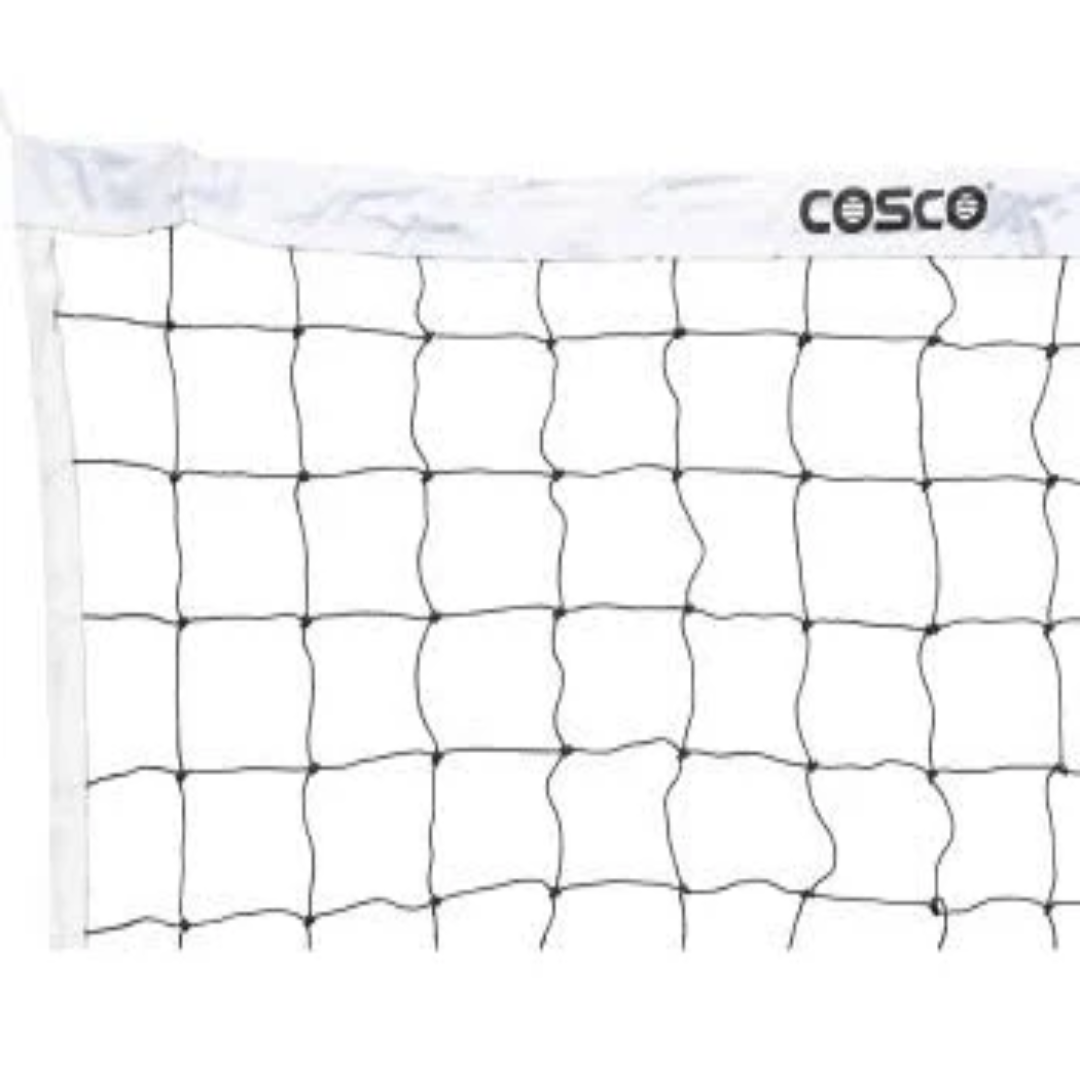 Cosco Tournament Volleyball Indoor Net - Black, L 9.35 x H 1.10 m, Nylon