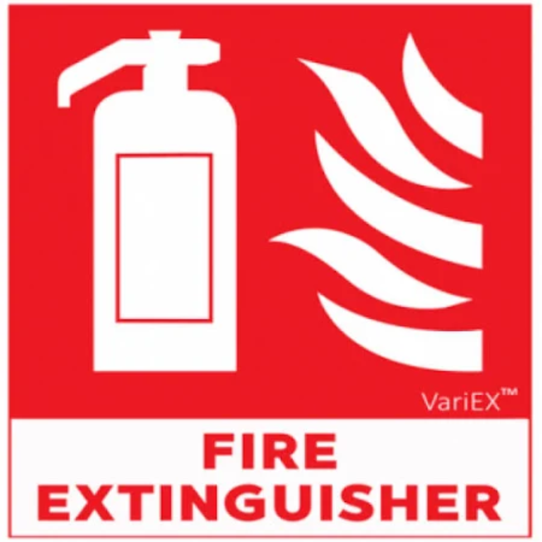 Glow in Dark Fire Extinguisher Sign Wholesale