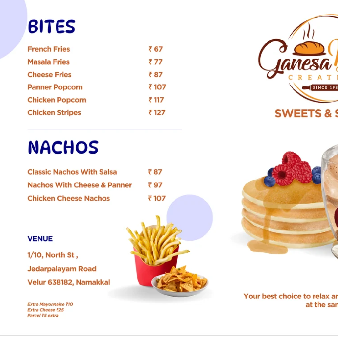 Custom Chennai Restaurant Menu Card Printing Services