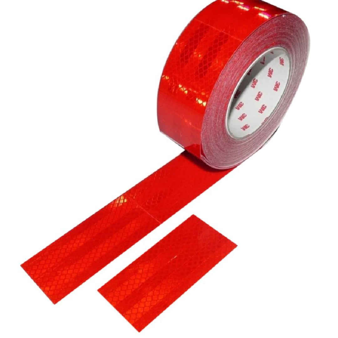 PVC Red Retro Reflective Tape, Packaging Type: Roll