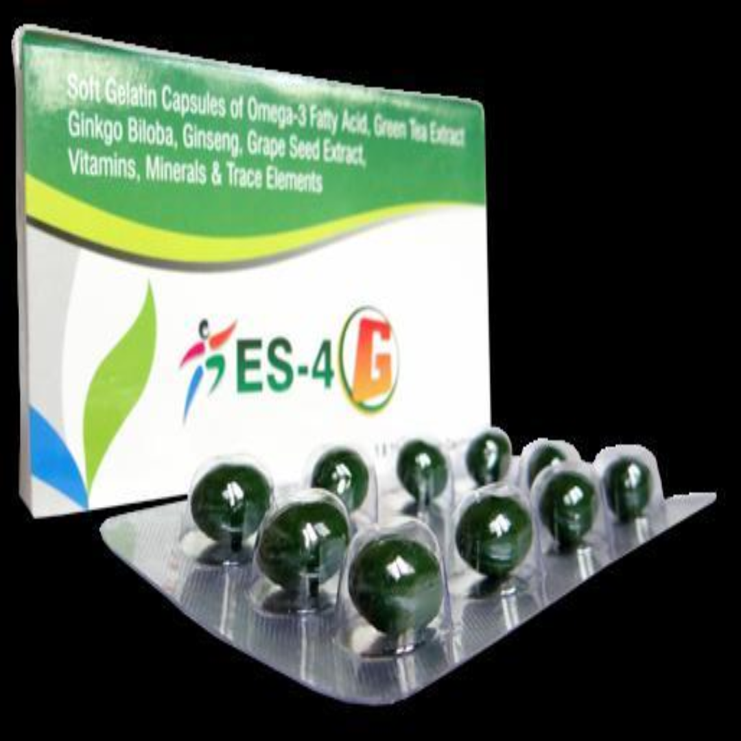 ES-4 G Multi Mineral Fatty Acid Antioxidant Capsules, Packaging Type: Blister, Packaging Size: 10 Tablets