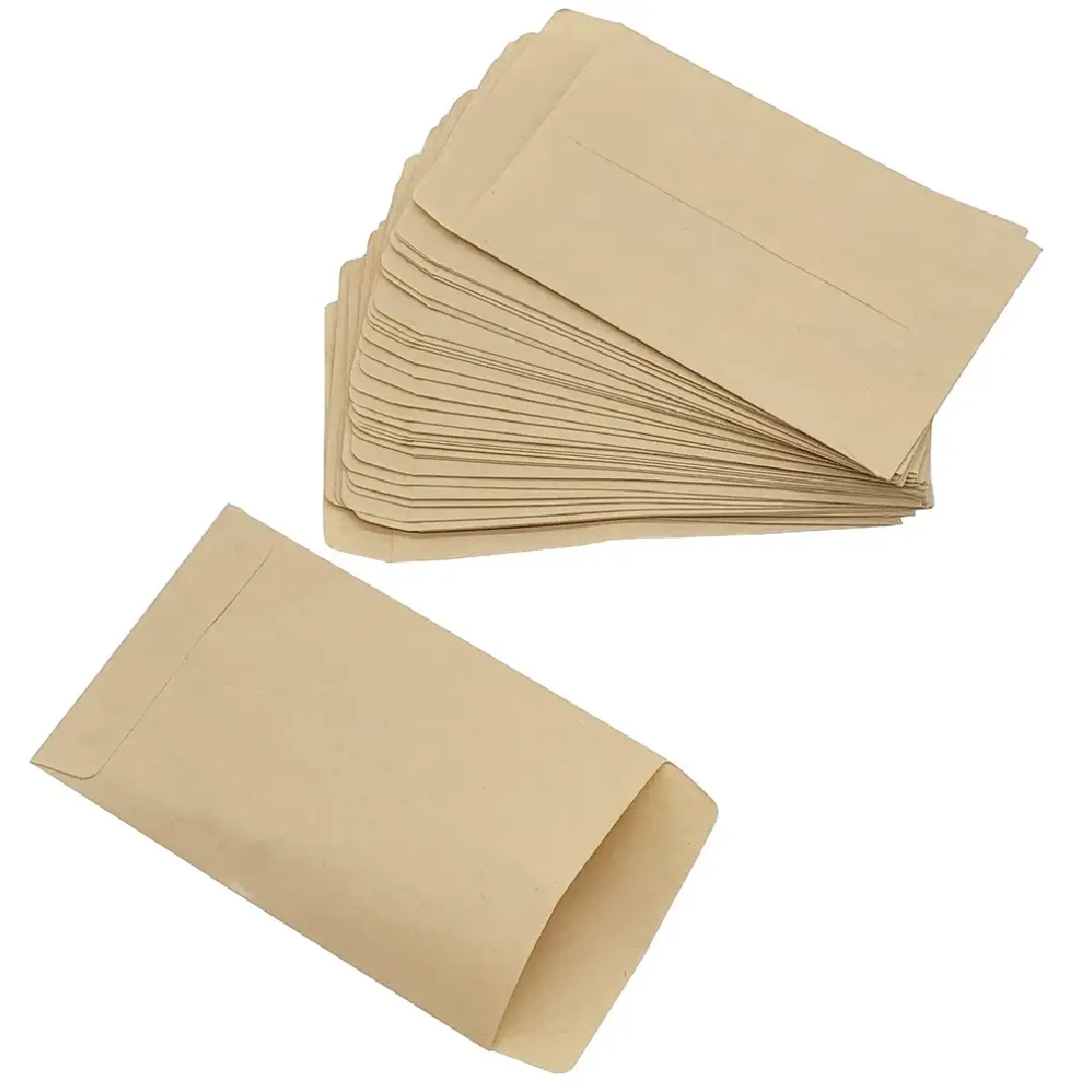 Plain Green Paper Envelopes - Eco-Friendly & Durable