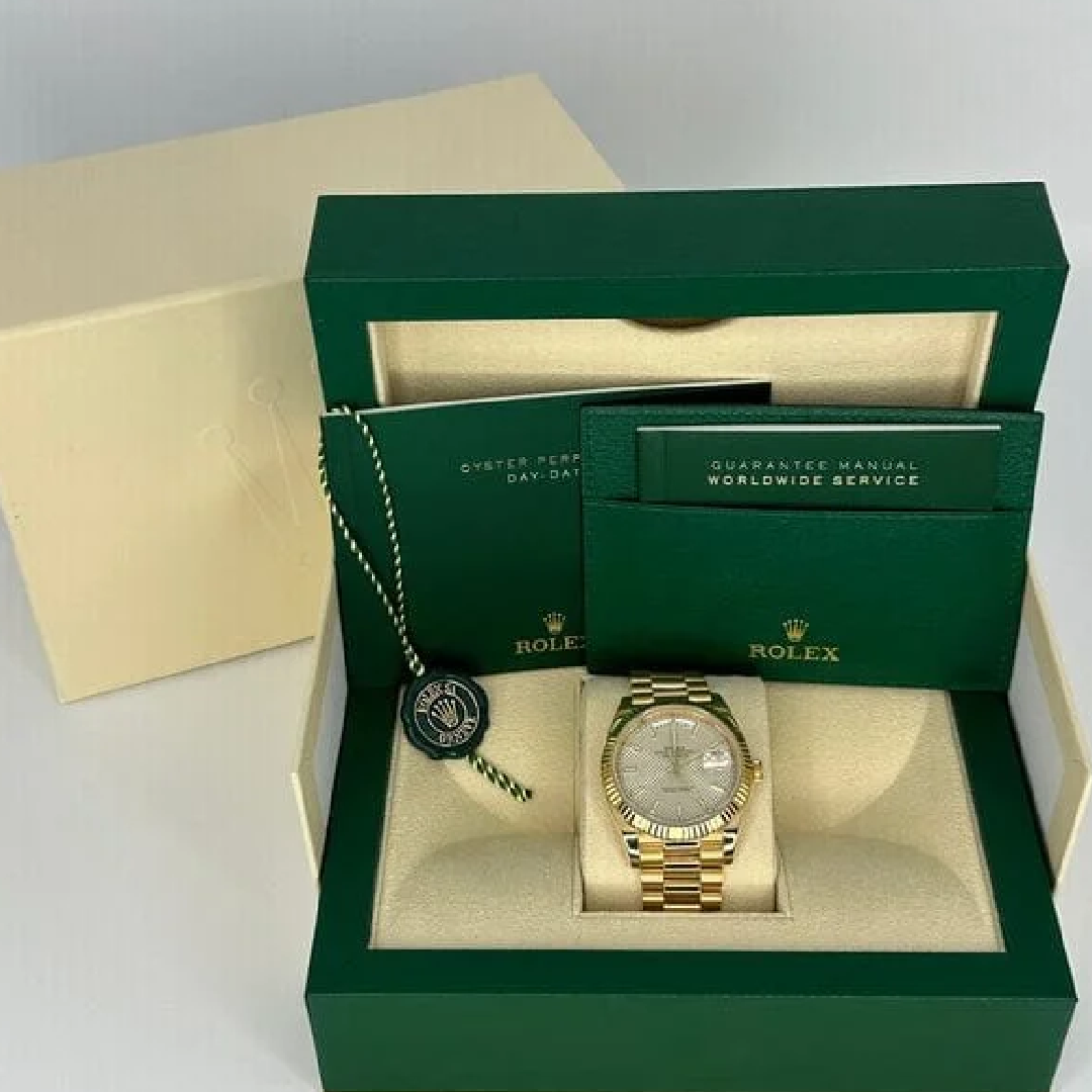 Rolex Day-Date 40 - Silver Stainless Steel Luxury Watch 