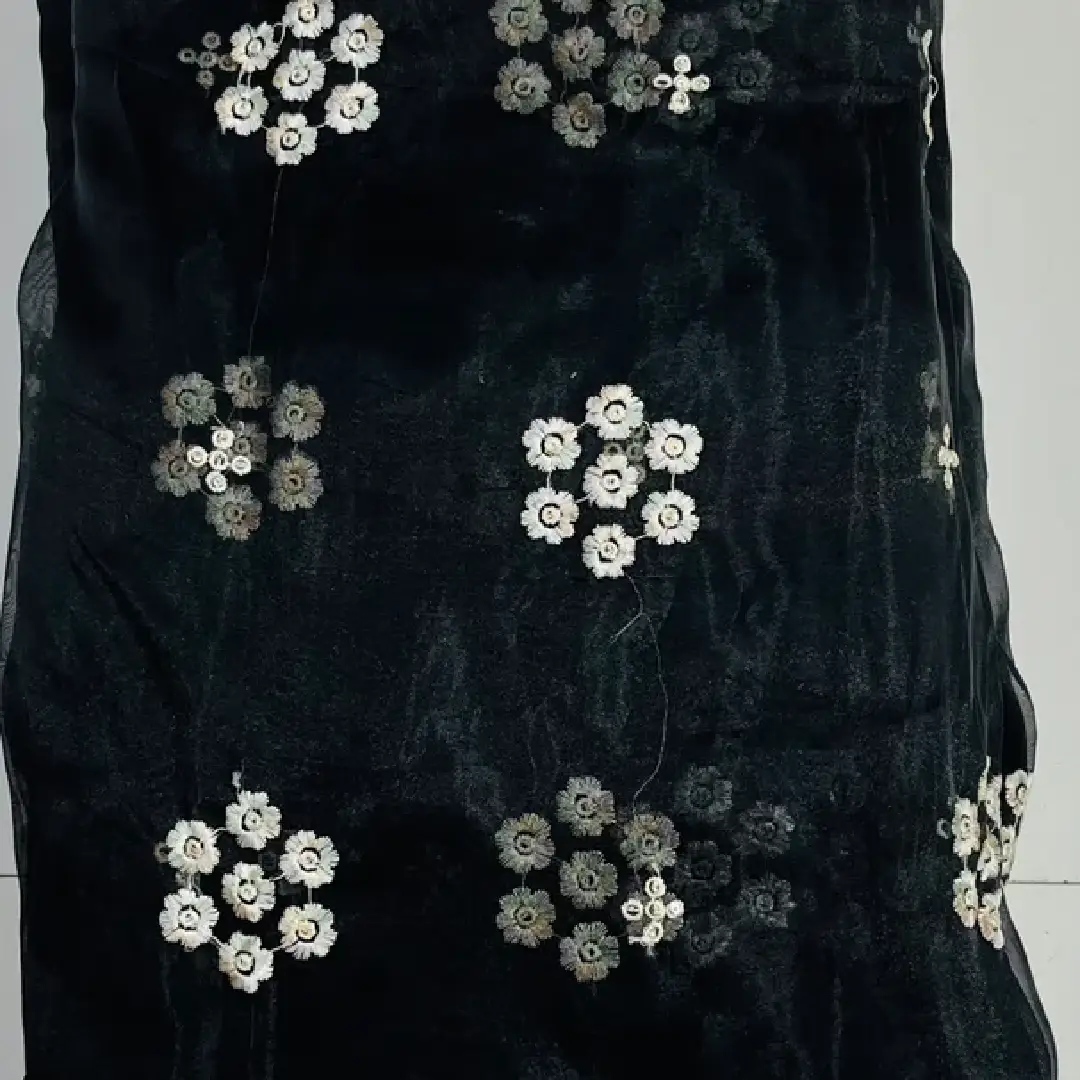 Organza Embroidery Fabric Elegant and Sheer for Stylish Designs