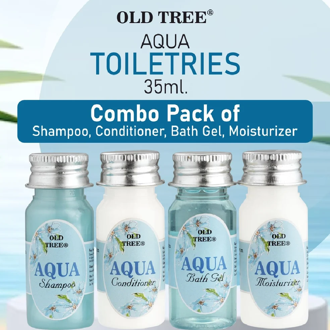 35ml Aqua Hotel Toiletries – Luxury Travel Essentials